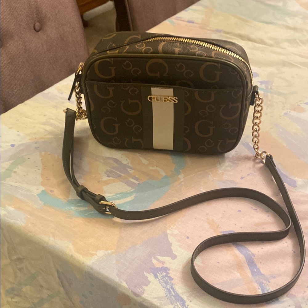 GUESS Brown Crossbody Bag